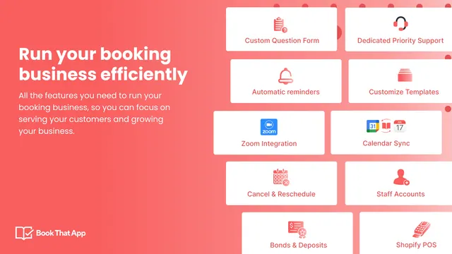 BookThatApp official product screenshot