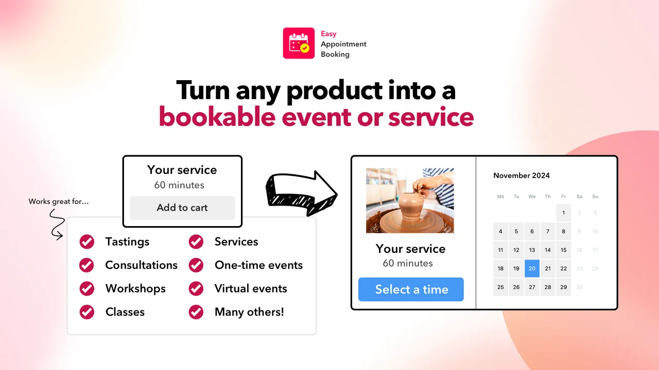Easy Appointment Booking official product screenshot