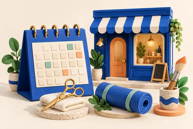 Editorial illustration: Best Shopify Appointment Booking Apps for Service Businesses (2026)
