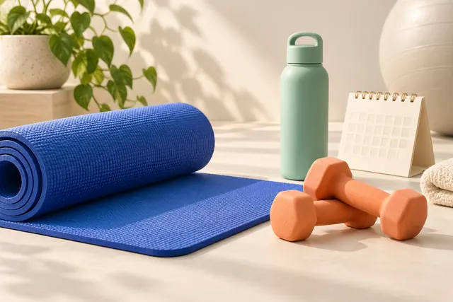 Editorial illustration: Best Shopify Booking Apps for Yoga & Fitness Classes (2026)