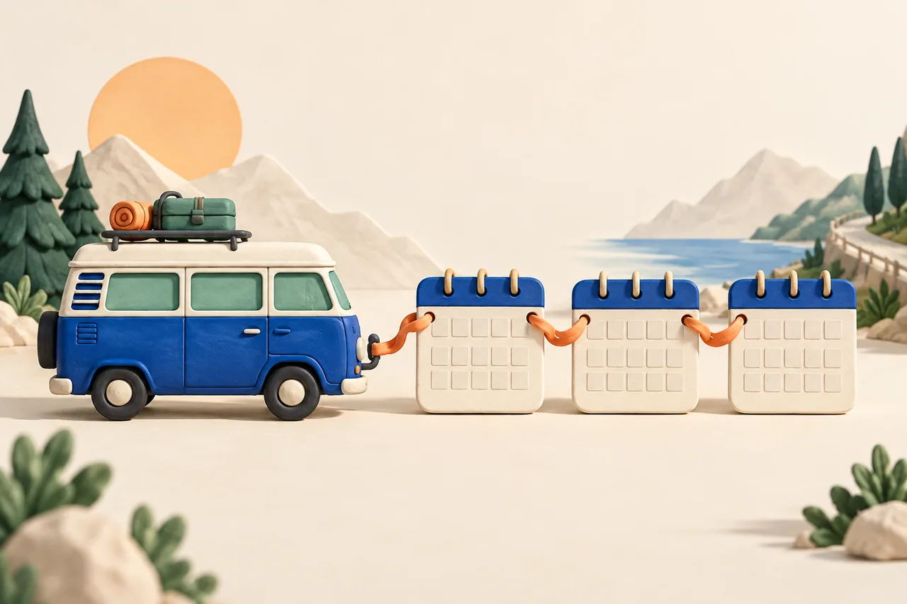 Editorial illustration: How to Manage Multi-Day Rental Bookings on Shopify