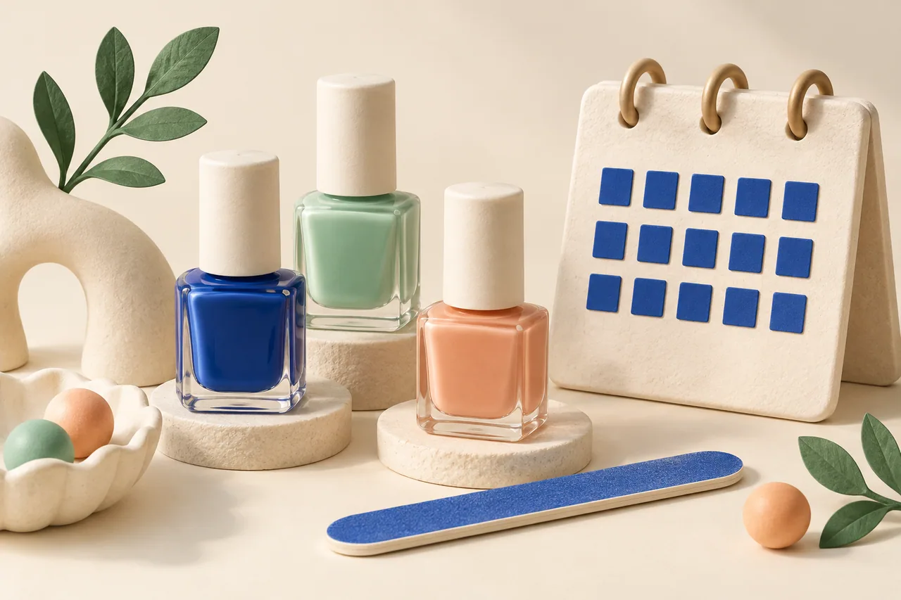 Editorial illustration: How to Choose a Nail Salon Booking App for Shopify in 2026