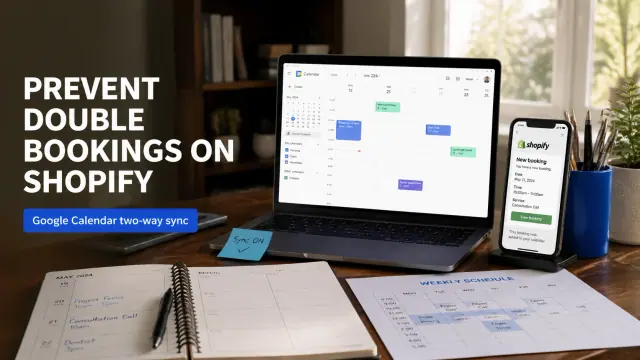 Editorial image for How to Prevent Double Bookings on Shopify with Google Calendar Sync