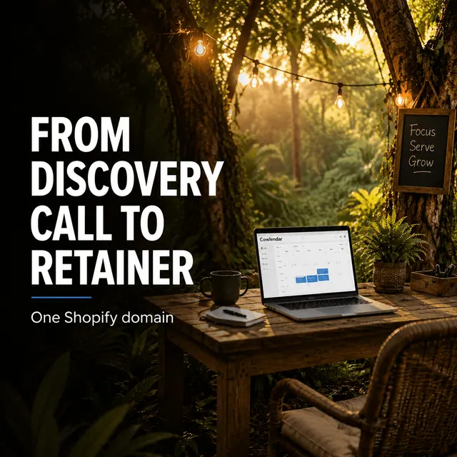 Editorial image for Coaches and Consultants on Shopify: From Discovery Call to Retainer on One Domain