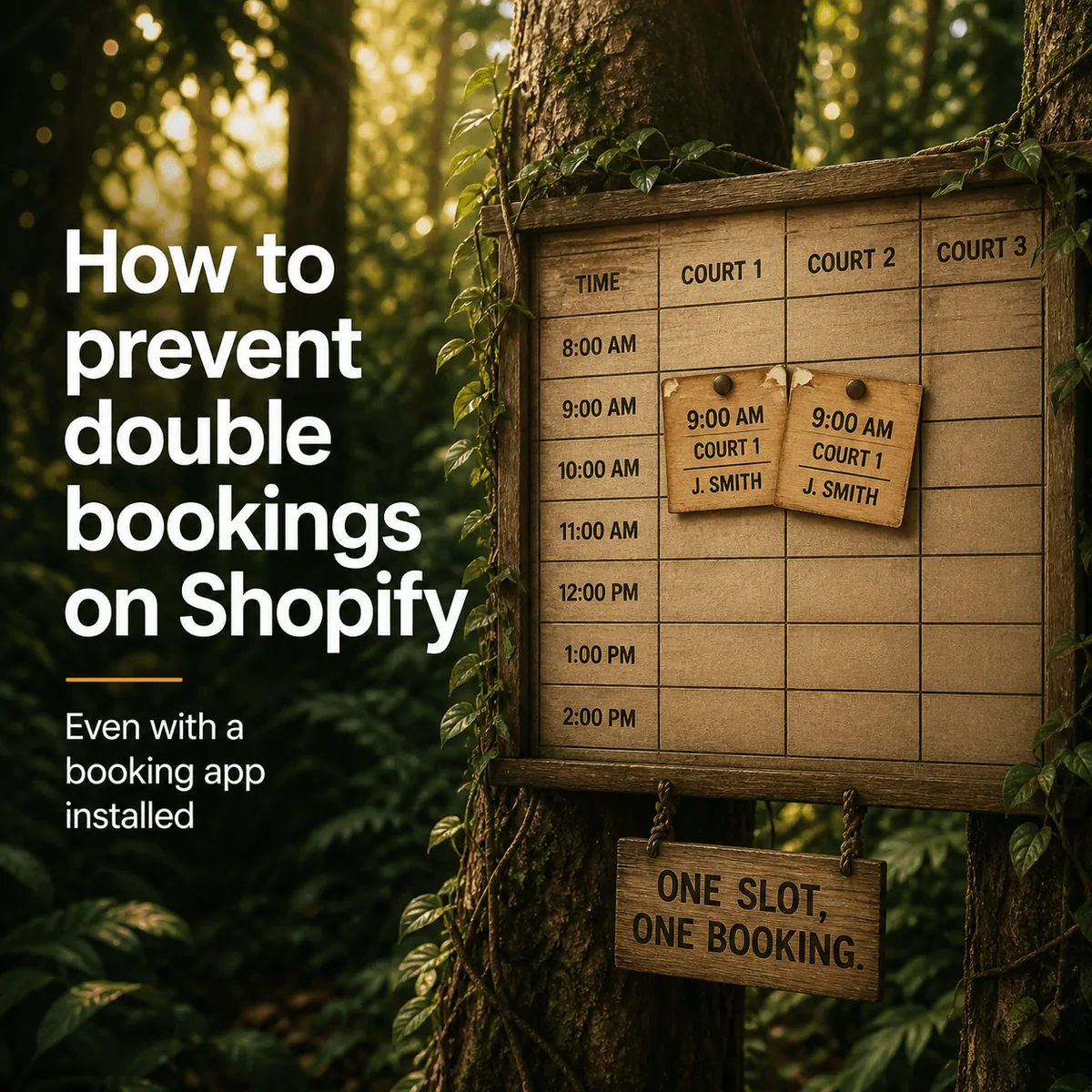 Editorial image for How to prevent double bookings on Shopify