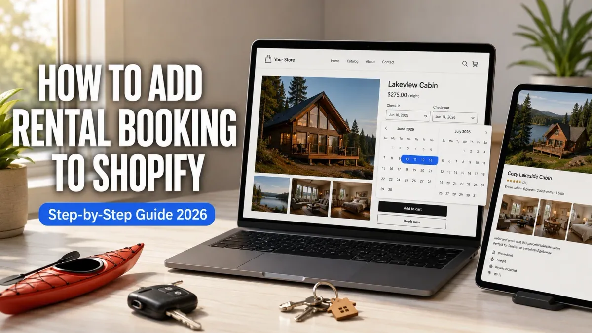 Editorial image for How to Add Vacation Rental Booking to Your Shopify Store in 2026