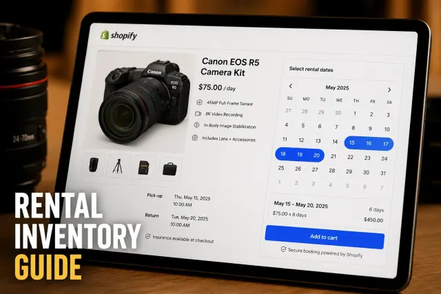 Editorial image for Shopify Equipment Rental App: How to Track and Manage Inventory (2026)