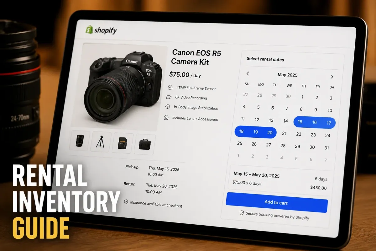 Editorial image for Shopify Equipment Rental App: How to Track and Manage Inventory (2026)