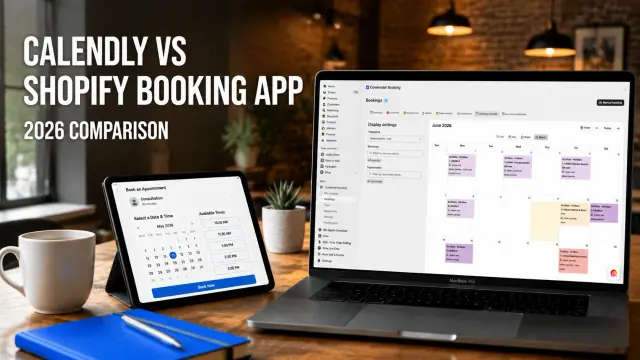 Editorial image for Calendly vs a Native Shopify Booking App: Which Is Right in 2026