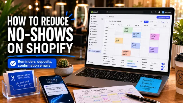 Editorial image for How to Reduce No-Shows on Your Shopify Booking Store  in 2026