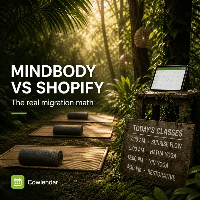Editorial image for Mindbody vs Shopify for Yoga and Fitness Studios: The Real Migration Math