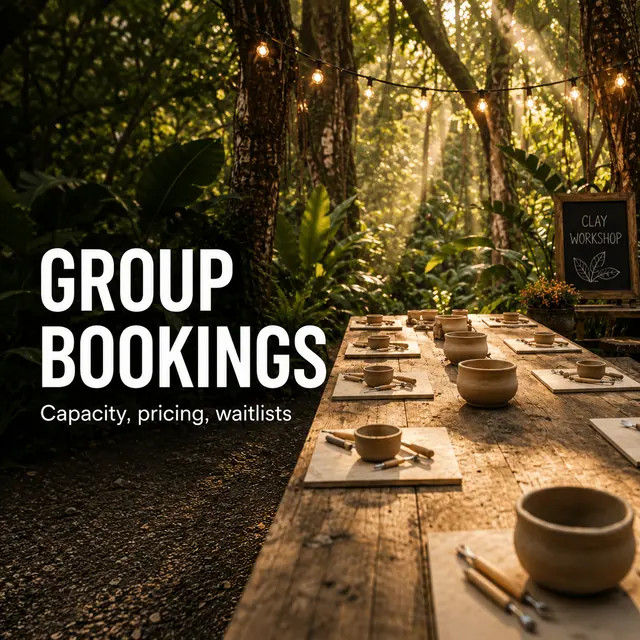 Editorial image for How to Offer Group Bookings on Shopify: Capacity, Pricing, and Waitlist Strategies