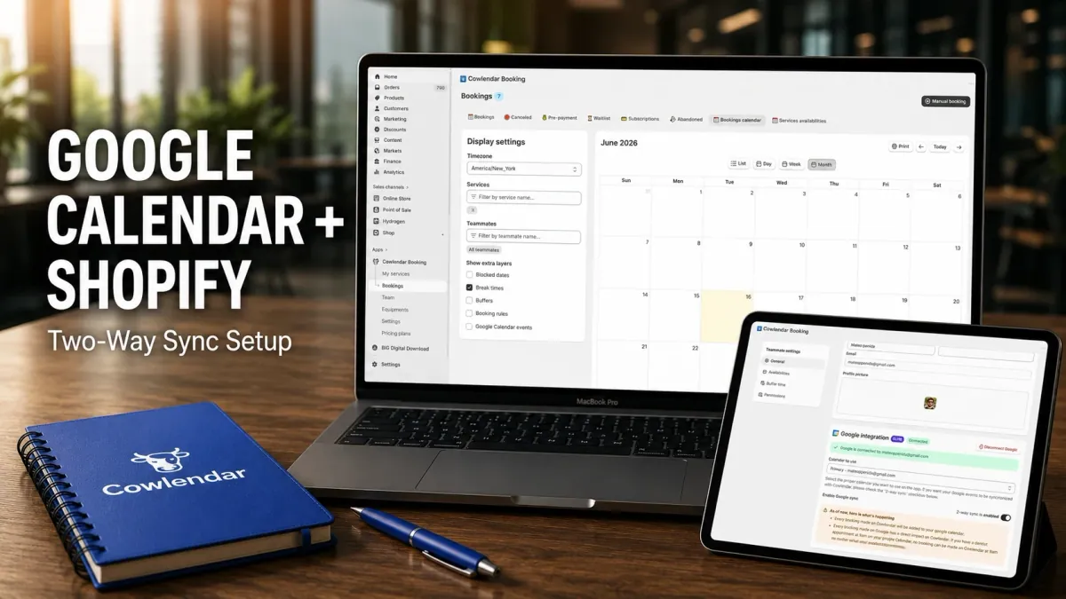 Editorial image for How to Sync Google Calendar with Your Shopify Booking System